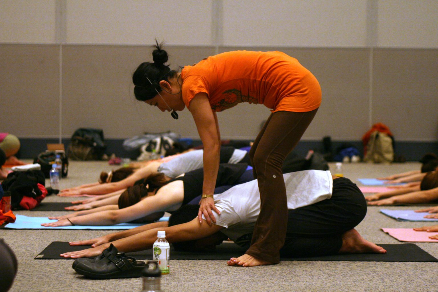 Classic hatha yoga class